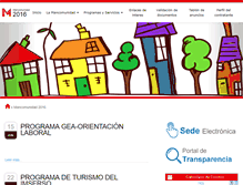 Tablet Screenshot of mancomunidad2016.org